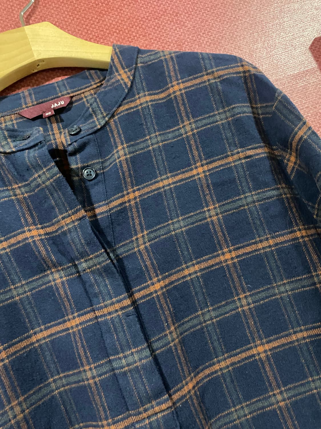 JAJU체크 원피스 상품이미지1