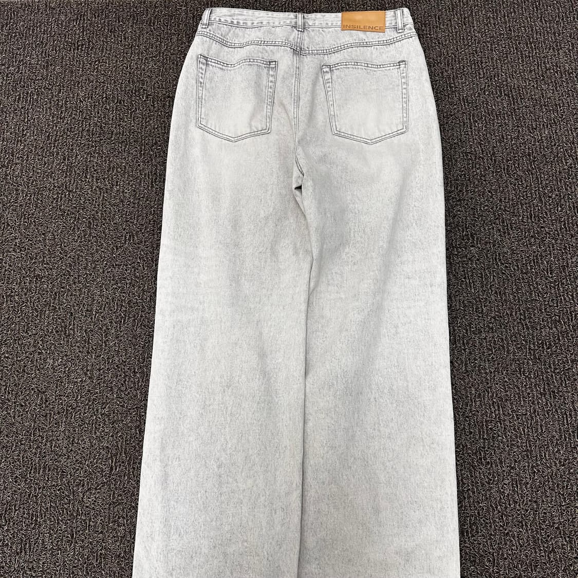 인사일런스 아이스 데님 청바지 와이드 찢청 L 상품이미지7
