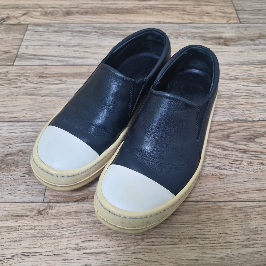 [35] 릭오웬스 라몬즈 레더 슬립온 상품이미지1