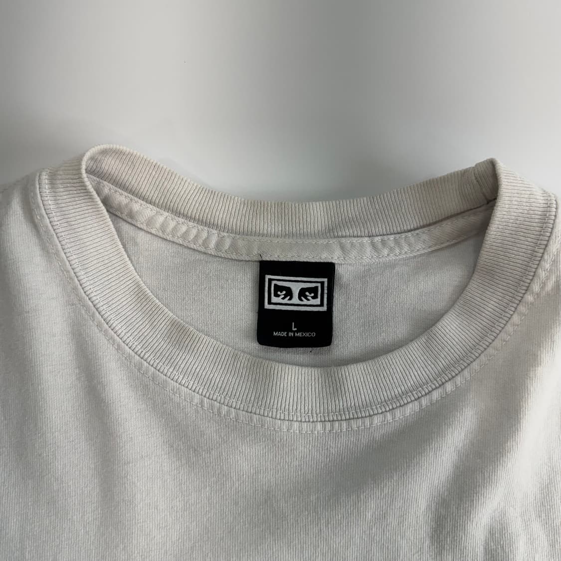Obey 오베이 그래픽 포인트 화이트 반팔 상품이미지5