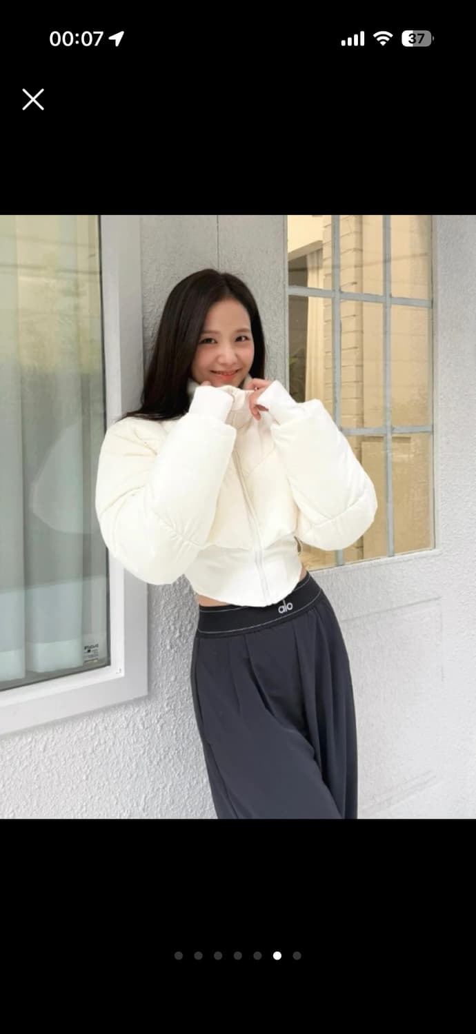 alo 알로 블랙 숏패딩 xs 상품이미지5