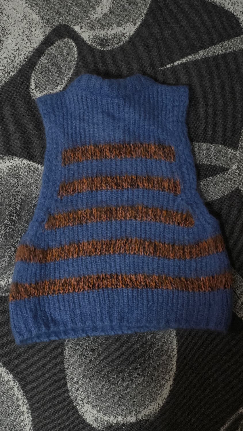 빔바이롤라 Bimba y Lola 블루 스트라이프 니트 베스트 55 상품이미지5