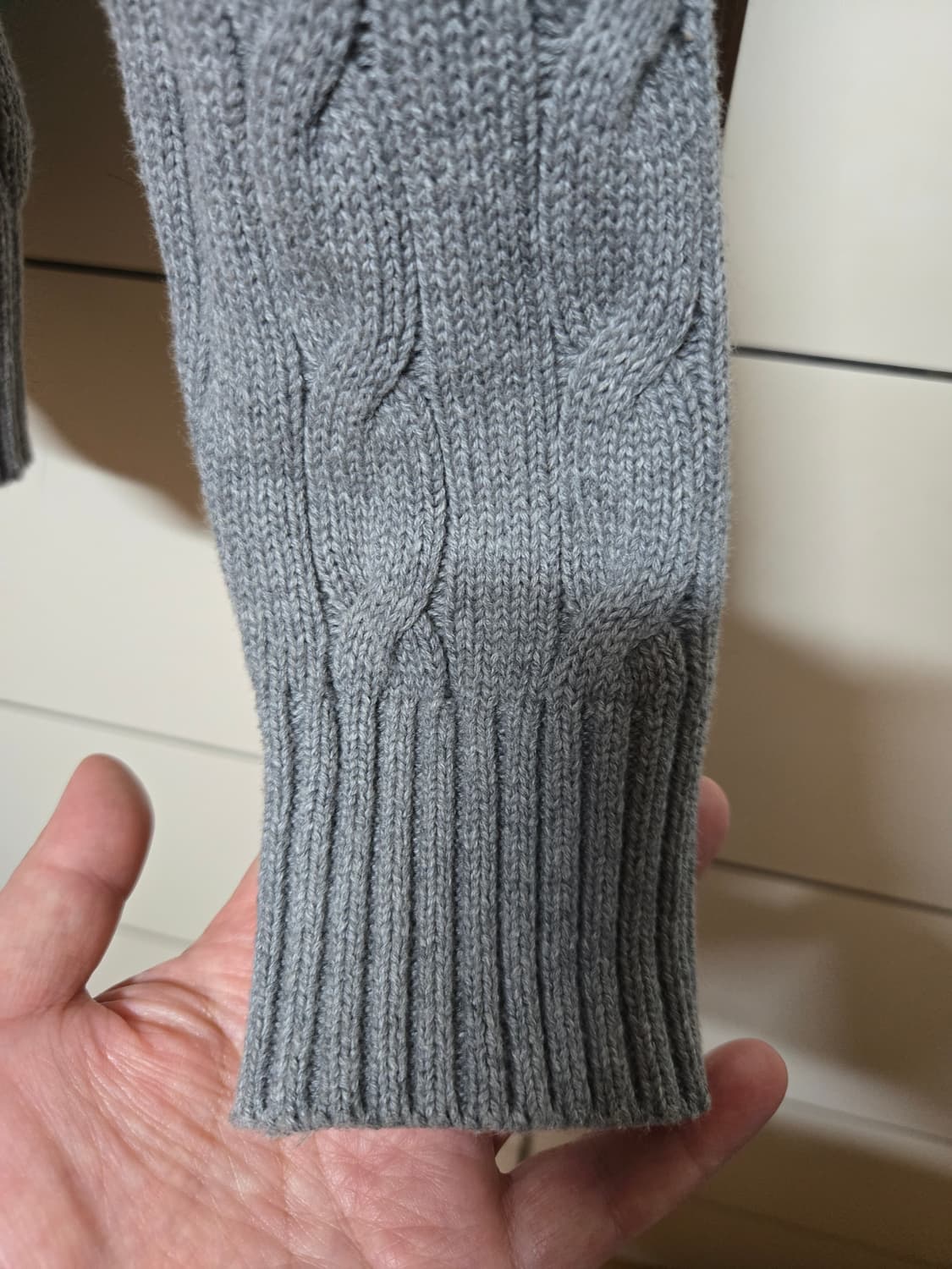 폴로 랄프로렌 정품 케이블 스웨터 꽈배기 니트 상품이미지5