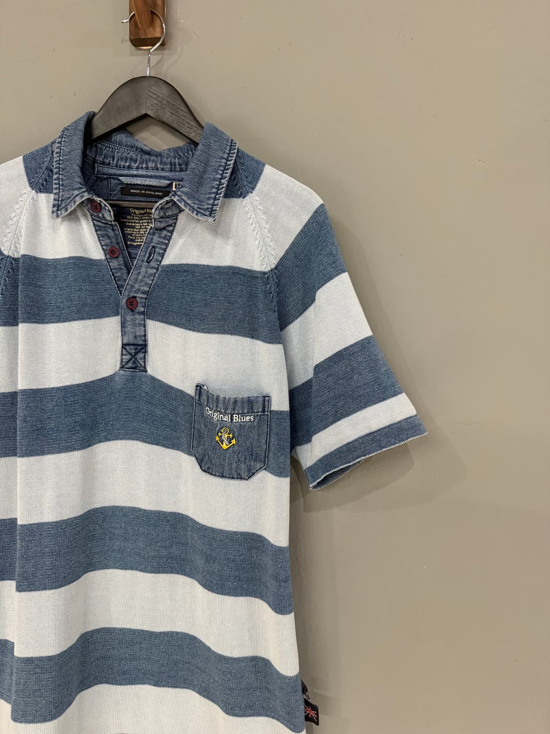 kawaii stripe pattern collar t-shirt 상품이미지7