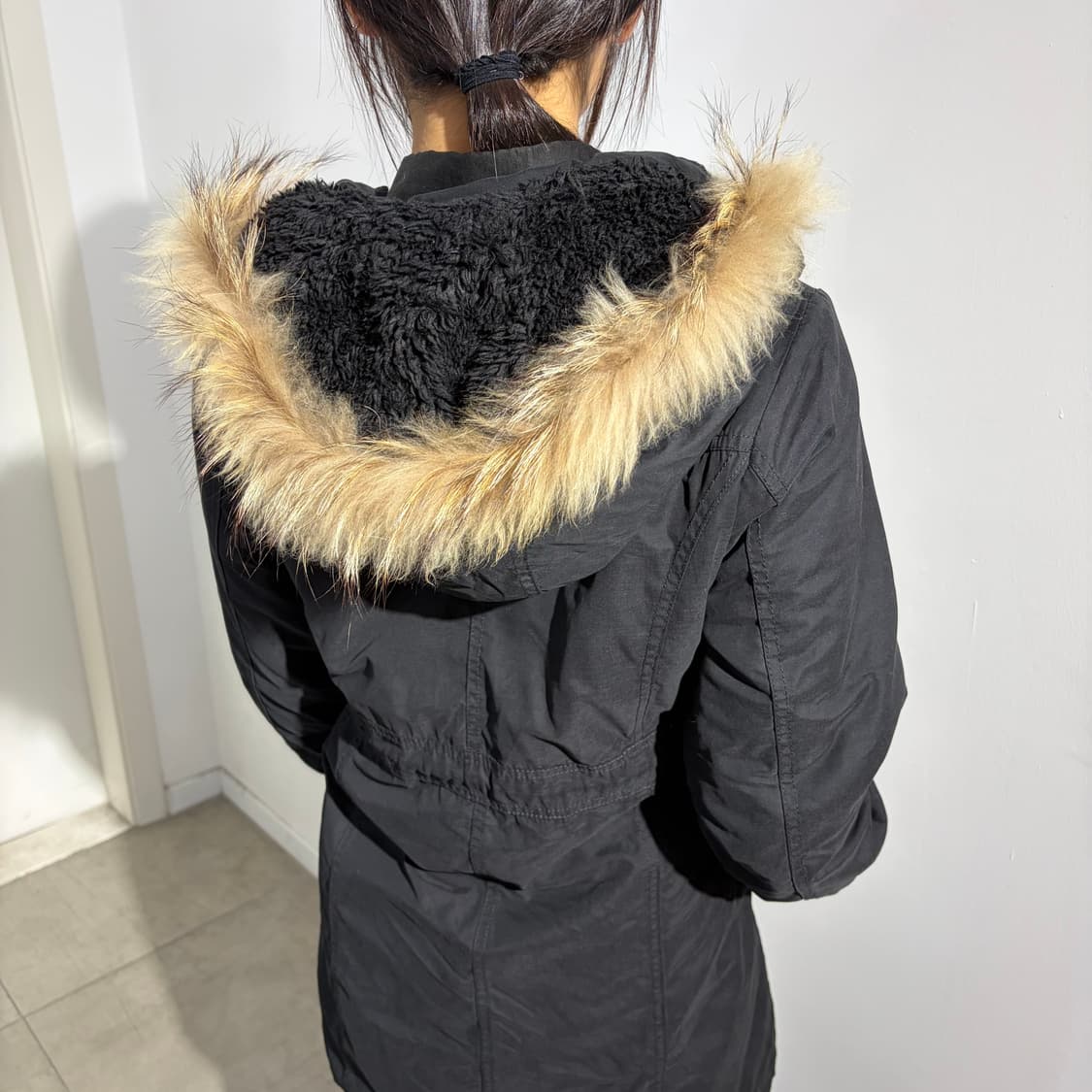 Colza 검정 야상 자켓 상품이미지6