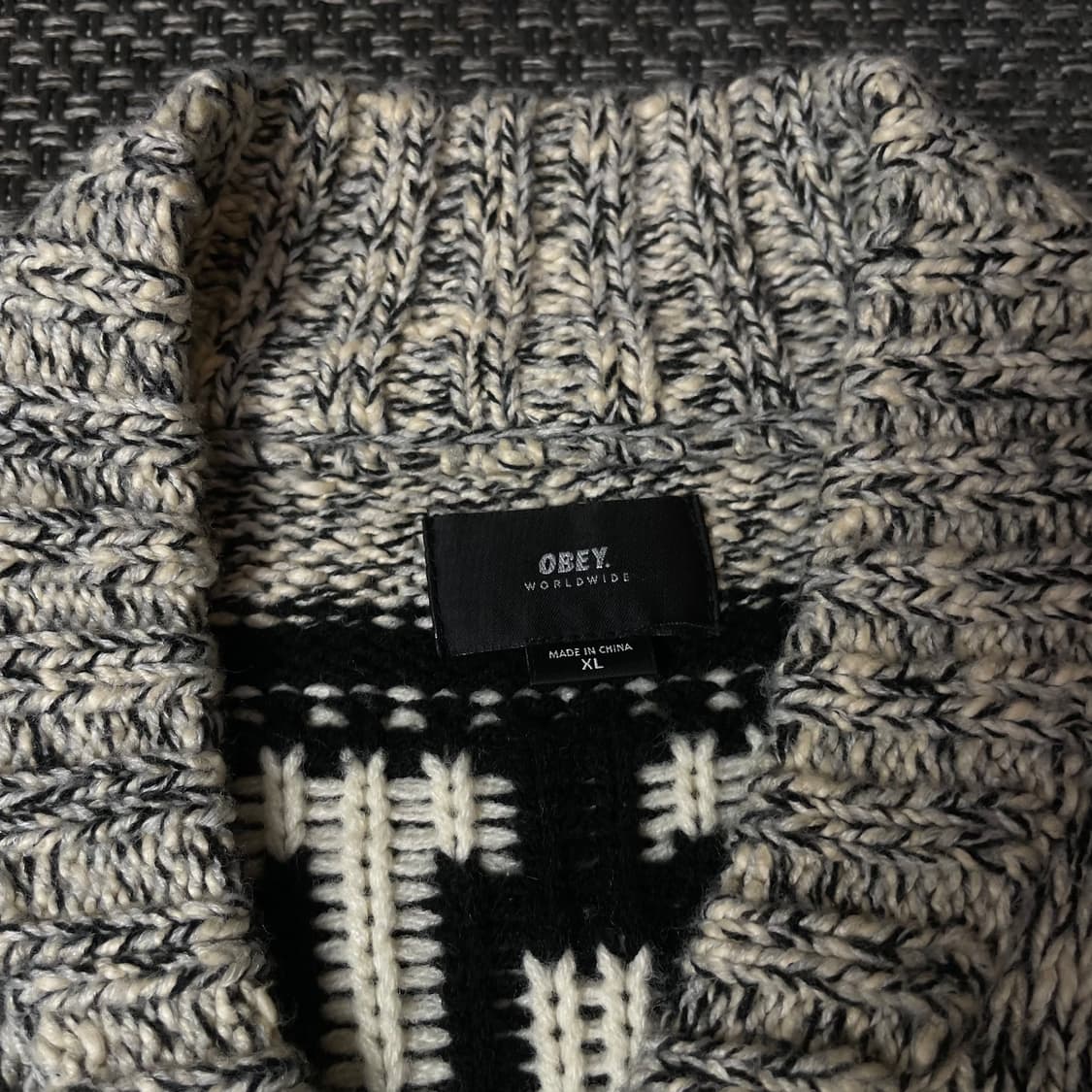 오베이 코위찬 긴팔 니트 가디건 XL 상품이미지4