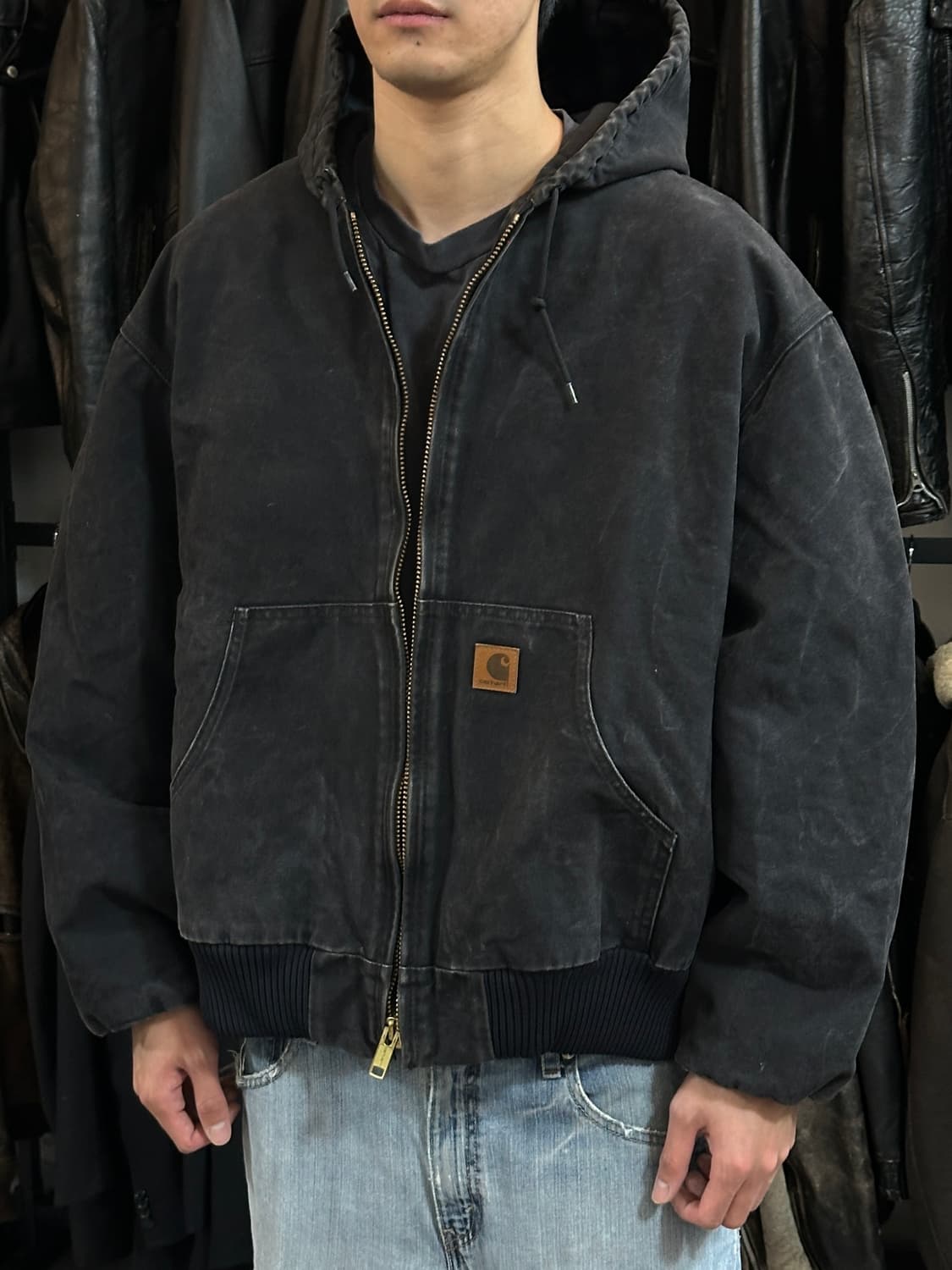 OG 칼하트 J130 액티브 자켓 칼하트 BLK 아이유 상품이미지10