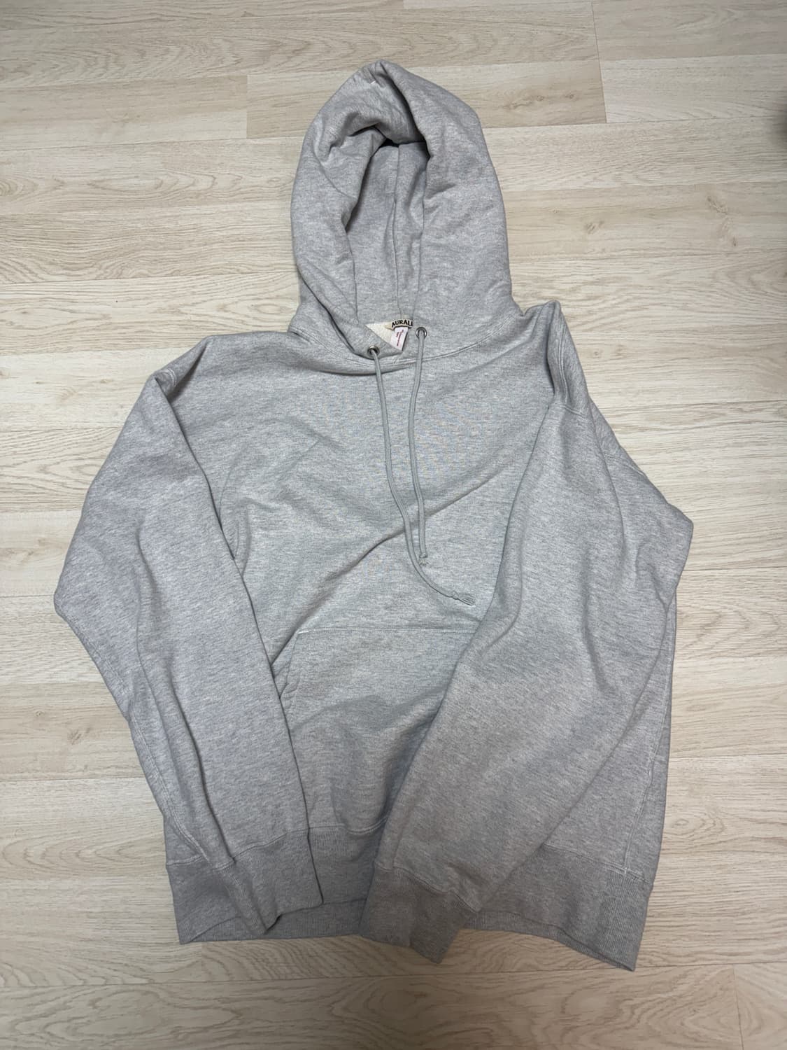 auralee 오라리 그레이 후드 스웻 팝니다 상품이미지1