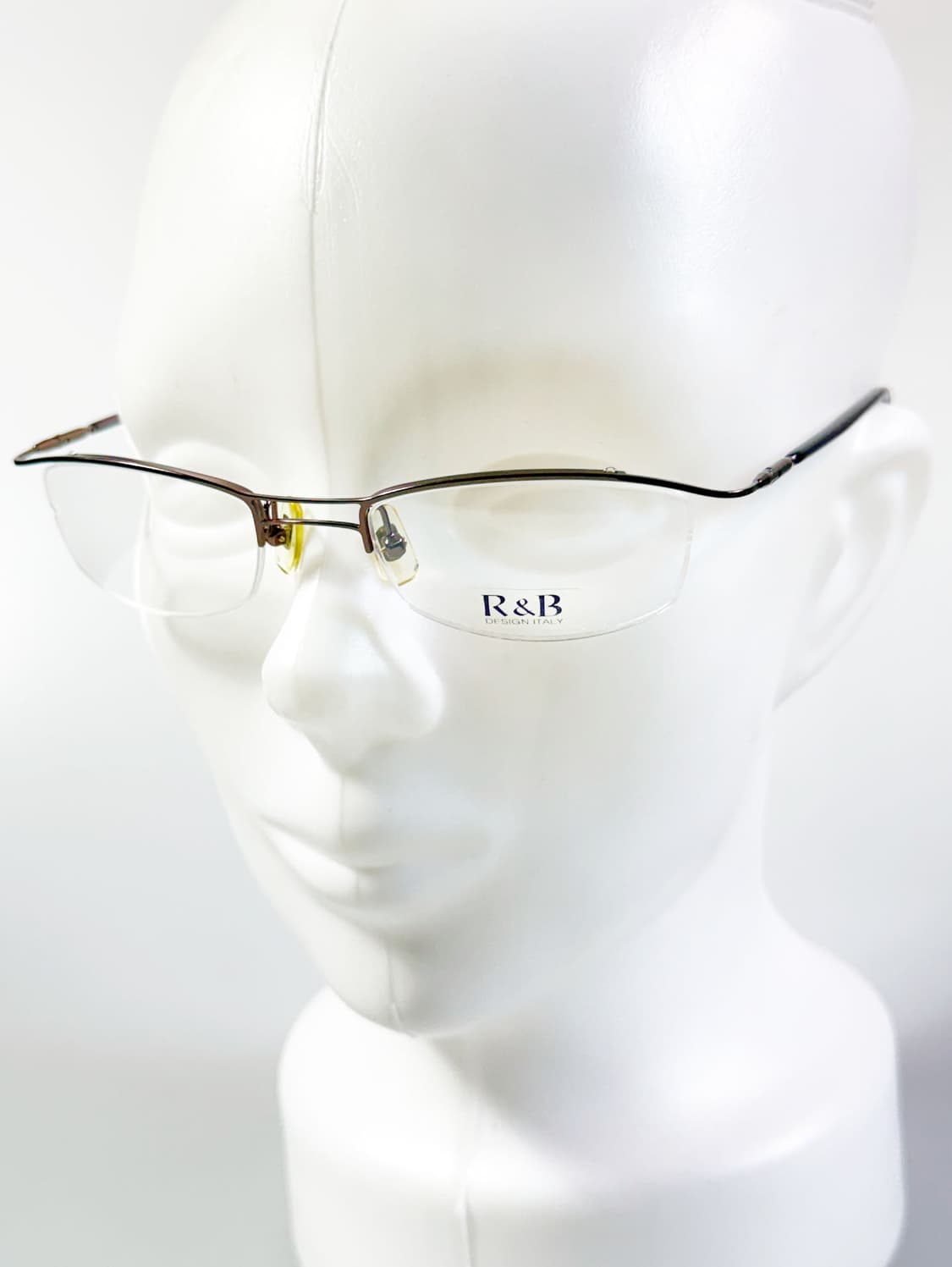 R&B EYEWEAR 반무테 스퀘어 메탈 빈티지 안경 상품이미지8