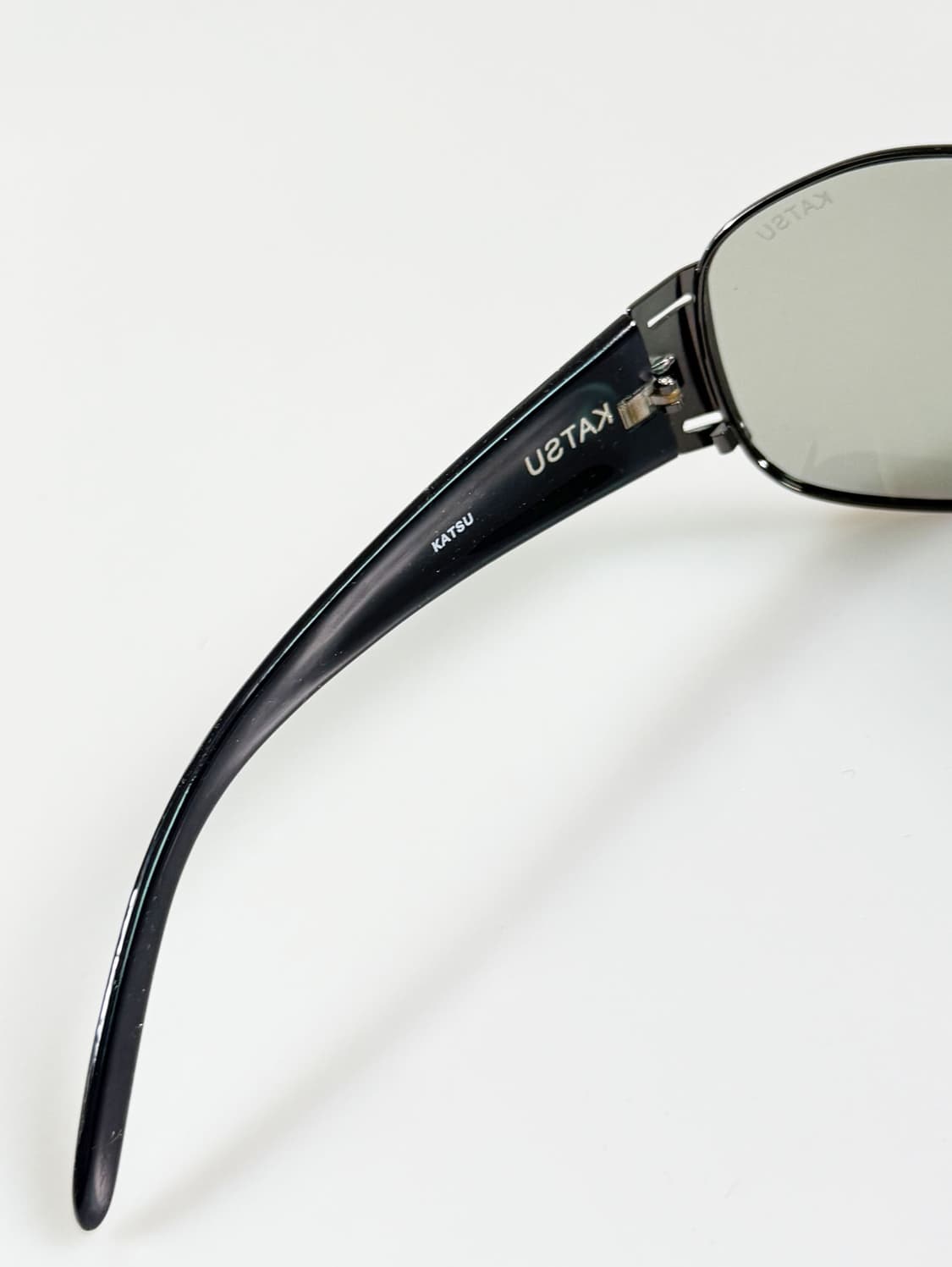 90s KATSU 스퀘어 보잉 프레임 빈티지 선글라스 상품이미지7