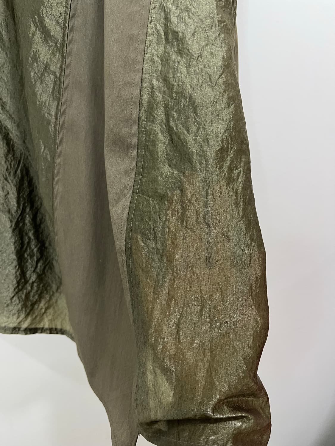 일본 빈티지 패치워크 언발 레이어드 롱 스커트 상품이미지5