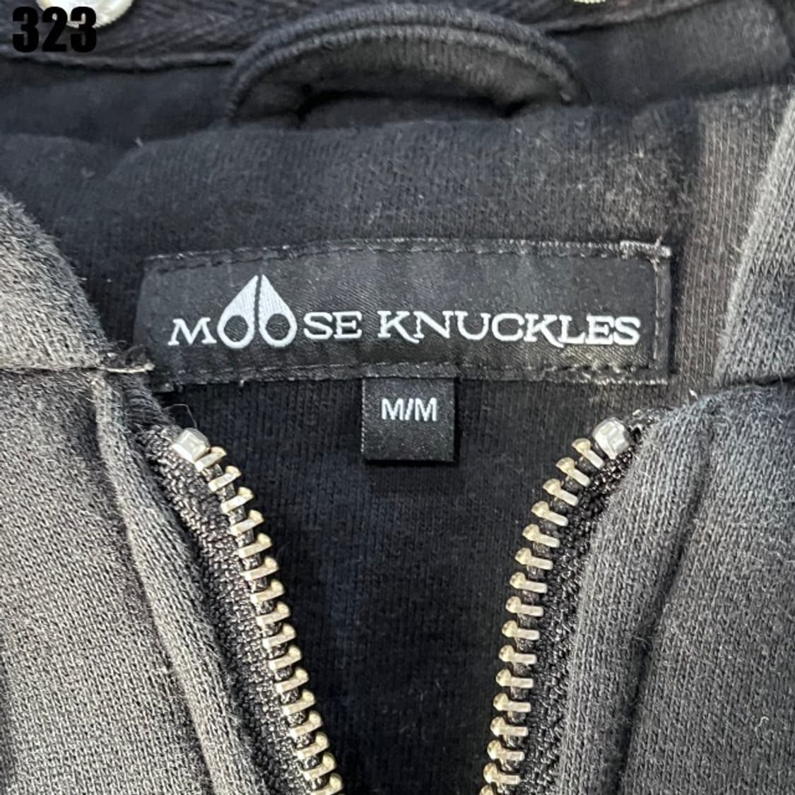 무스너클 블랙 후드집업  상품이미지2