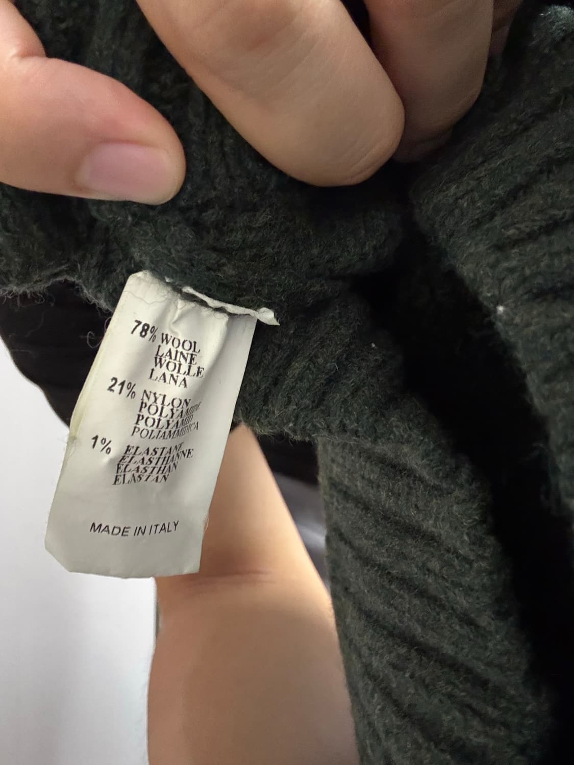 비비안웨스트우드 빈티지 그린 니트 상품이미지5