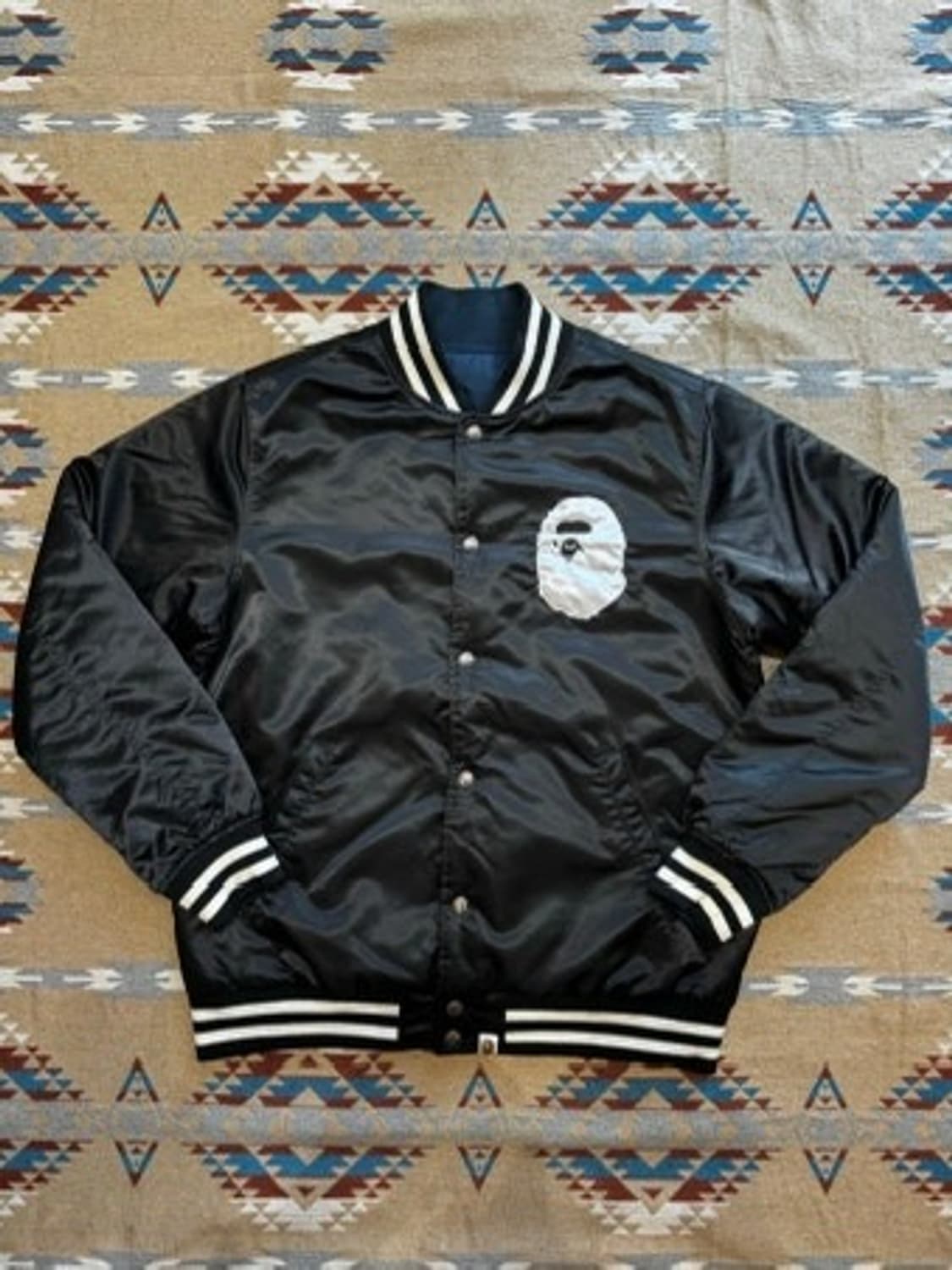 [L]베이프 22SS 리버시블 바시티 자켓 상품이미지3