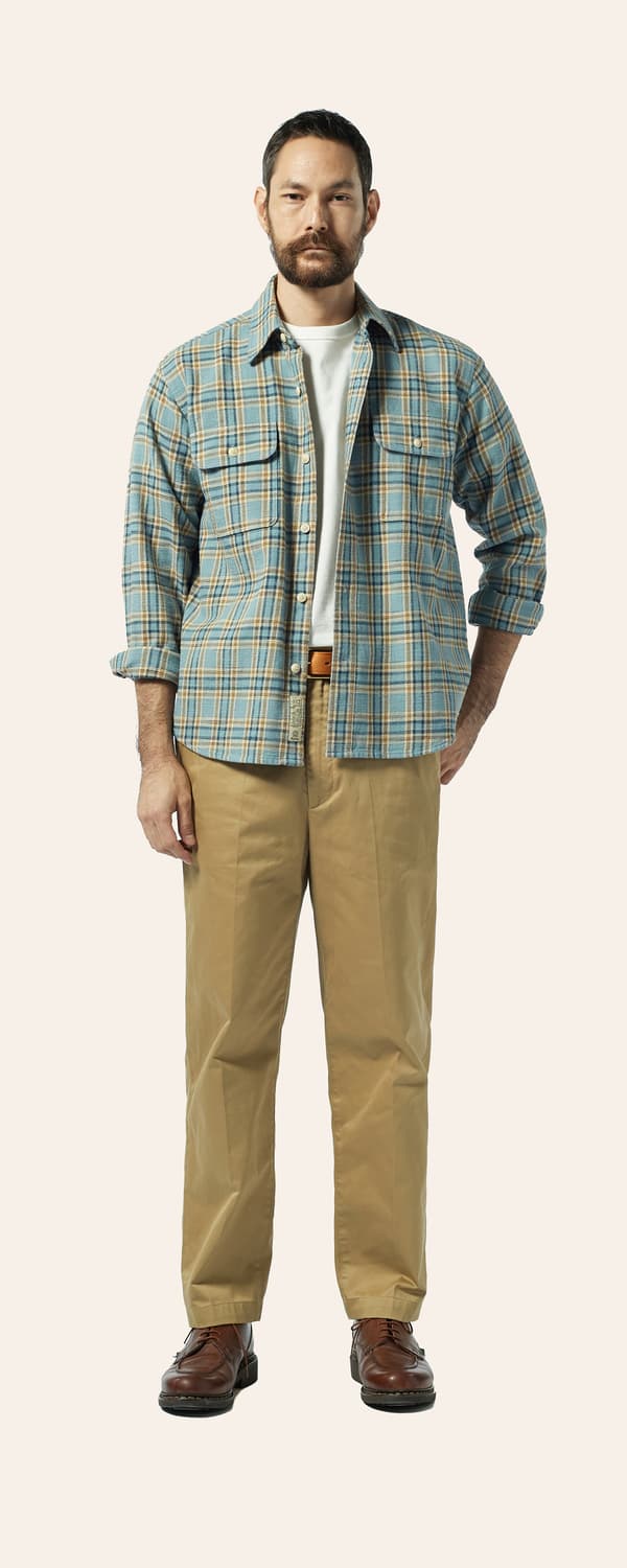 바스통 208 체크셔츠 L 상품이미지2