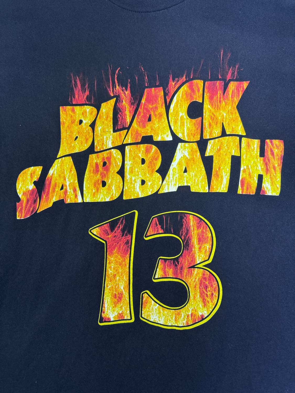 빈티지 블랙사바스 BLACK SABBATH 13 북미 투어티 L 상품이미지2