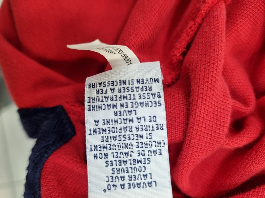 폴로 랄프로렌 커스텀핏 레드 롱슬리브 M 상품이미지6