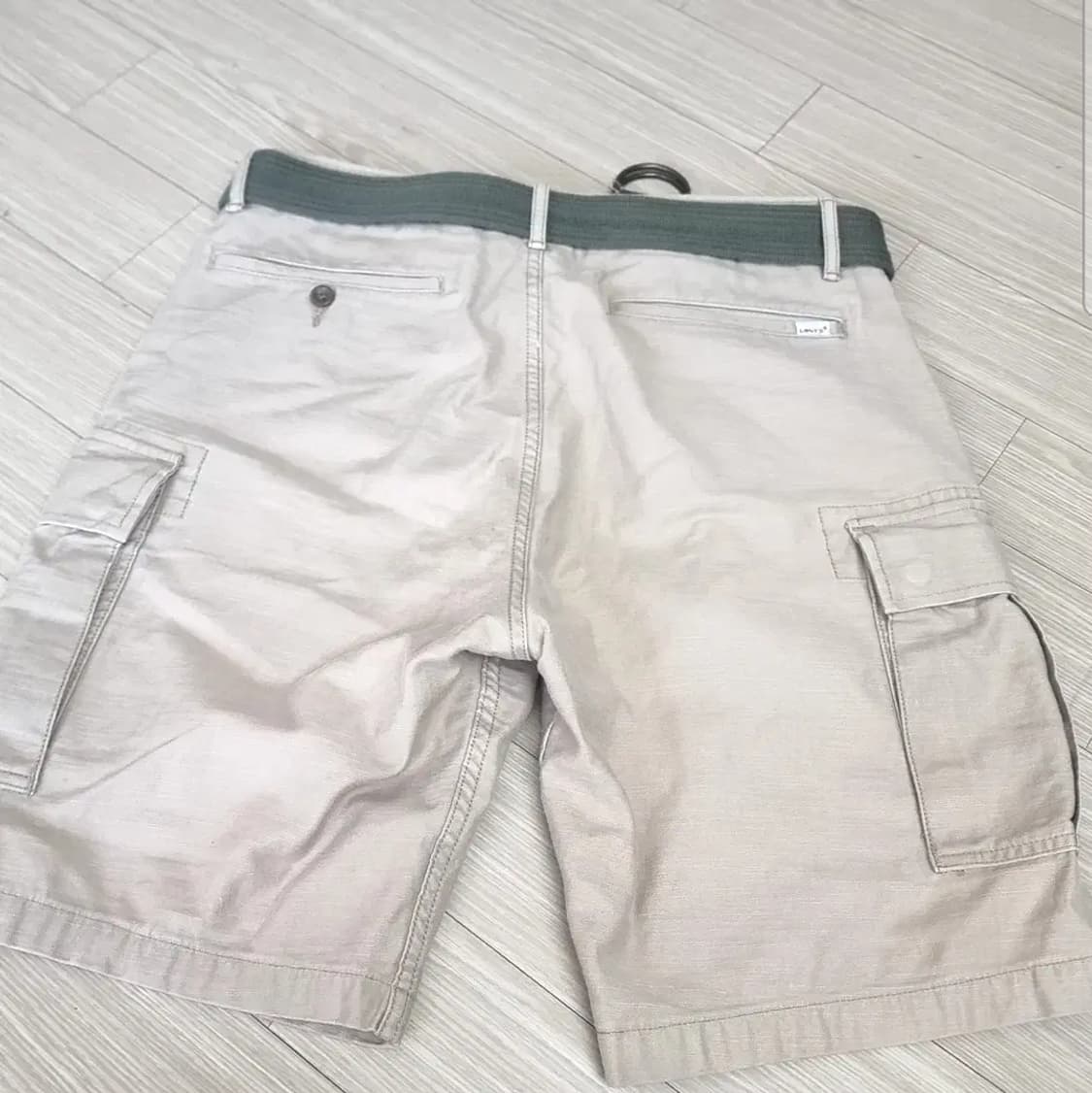 리바이스 베이지색 카고 반바지 + 벨트(33~34) 상품이미지5