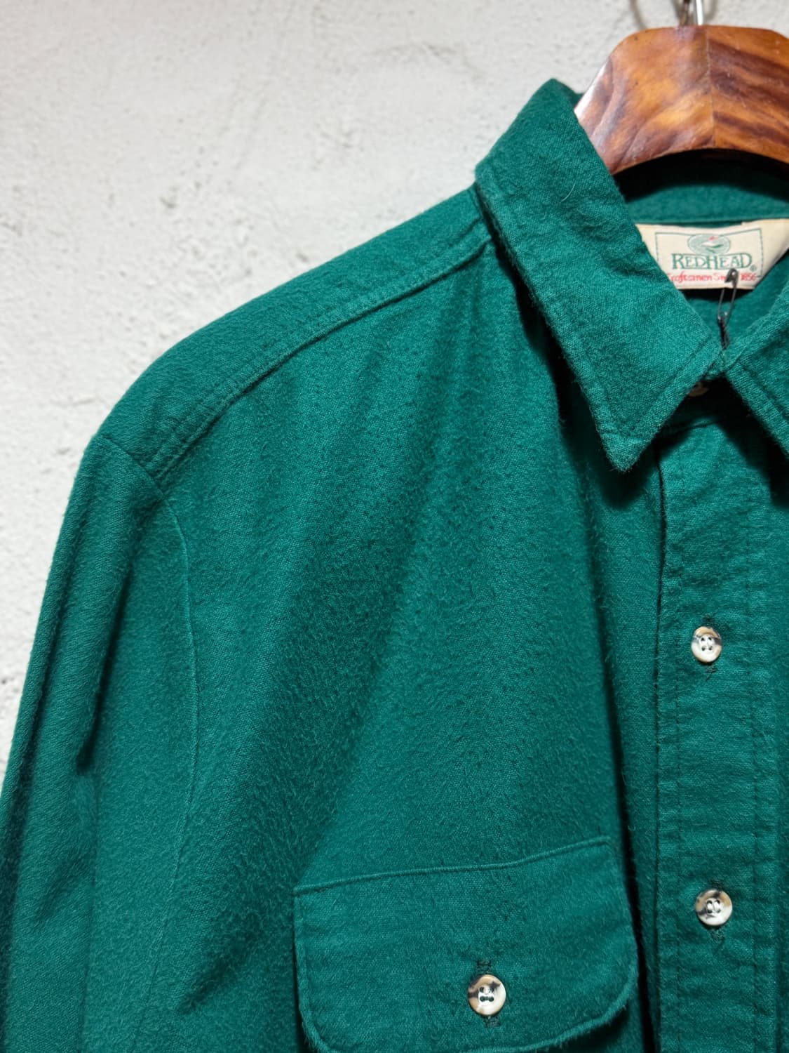 레드헤드 Red Head 코튼 더블 플랩포켓 플란넬 셔츠 상품이미지4