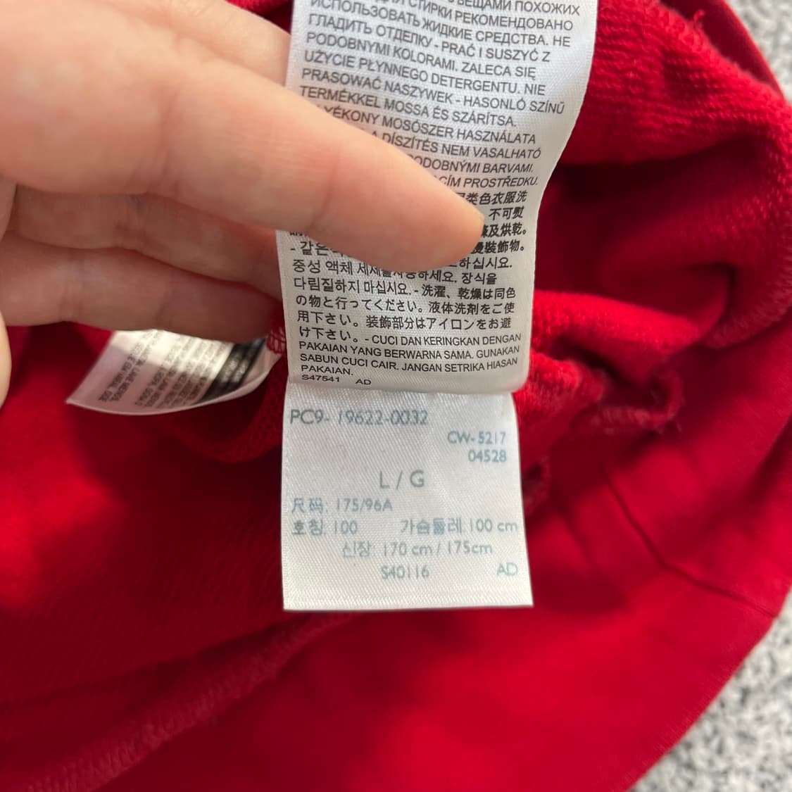 L 리바이스 빅로고 후드 티셔츠 0326M 상품이미지4