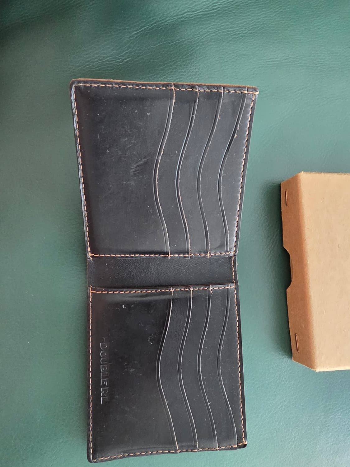RRL 반지갑RRL Leather Billfold Wallet Black 상품이미지2