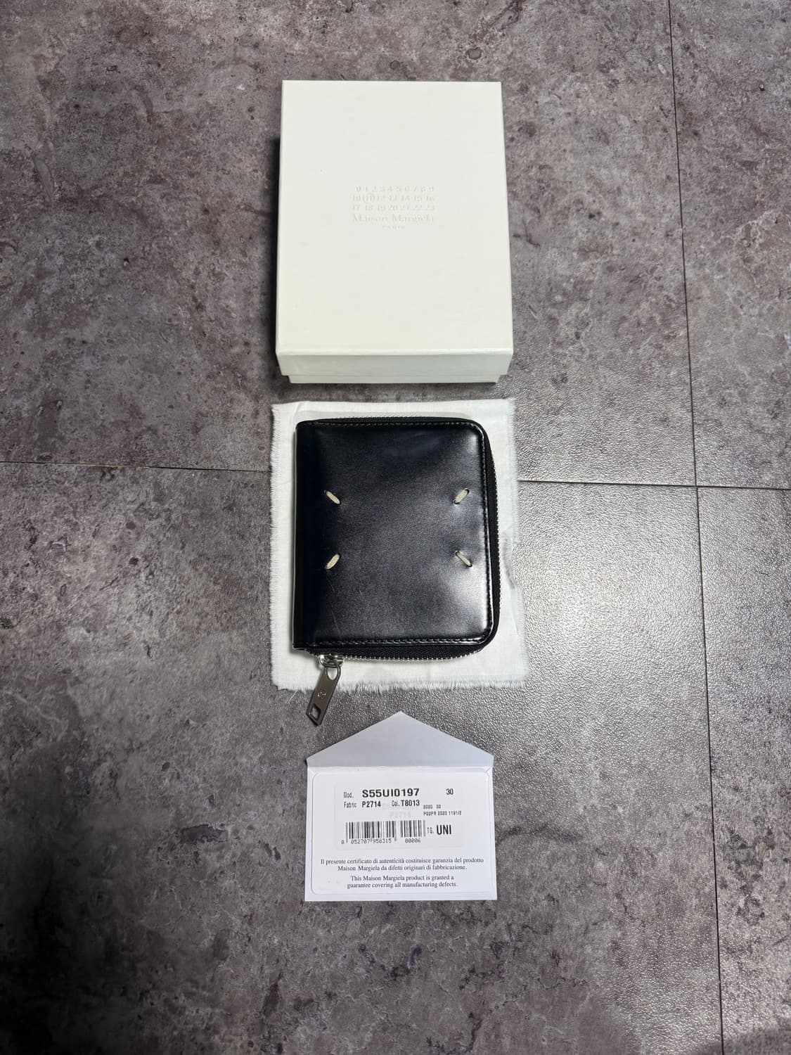 마르지엘라 지퍼 카드 지갑 정품 풀박스 상품이미지1