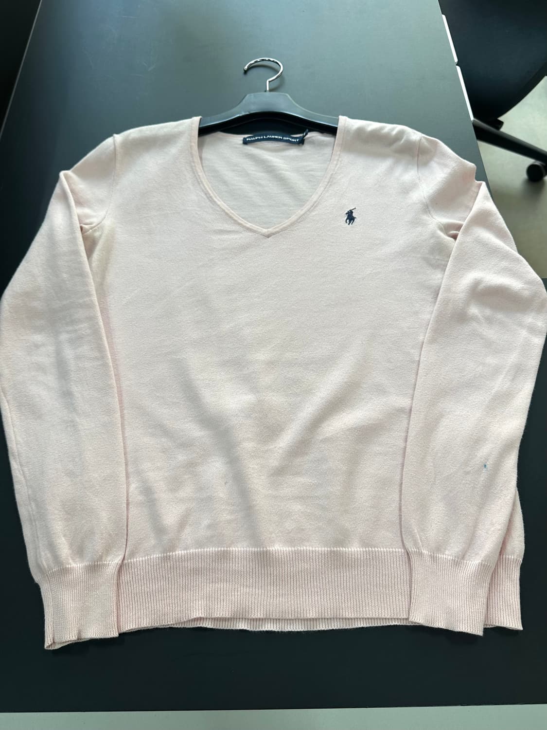 폴로랄프로렌 브이넥 니트 핑크 상품이미지4