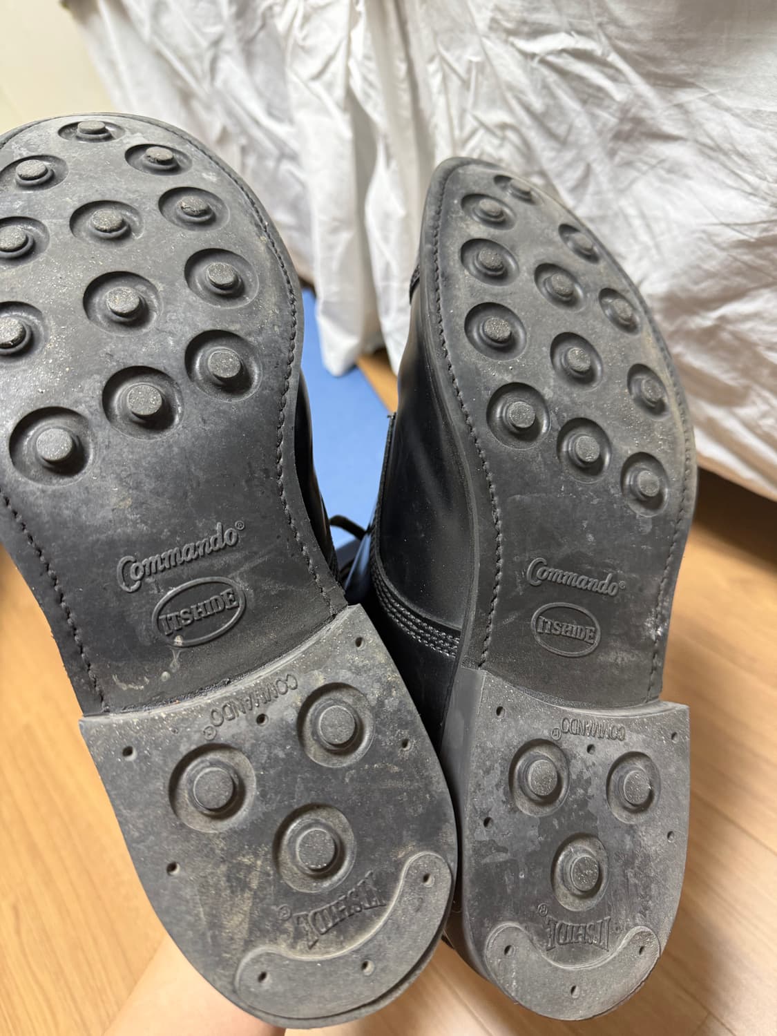 샌더스 밀리터리 캡토 부츠 uk8사이즈 상품이미지5