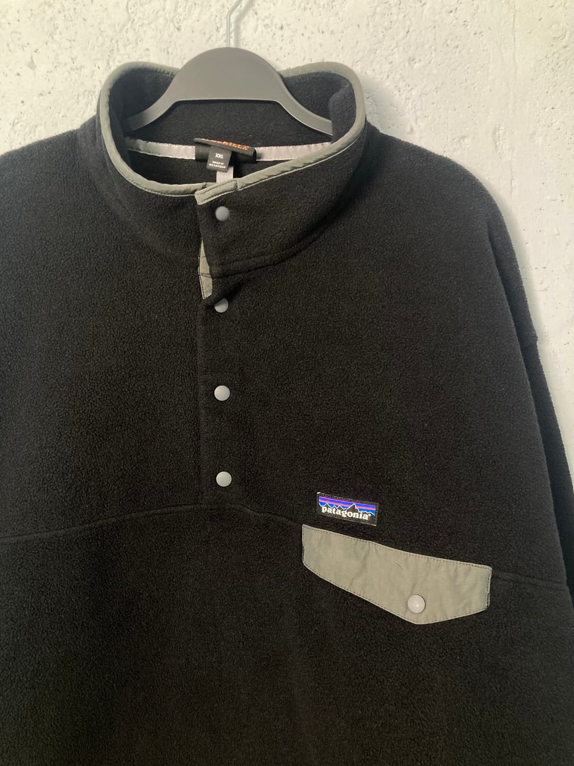 파타고니아 신칠라 풀오버 블랙/그레이 (XXL) 새상품급 상품이미지2