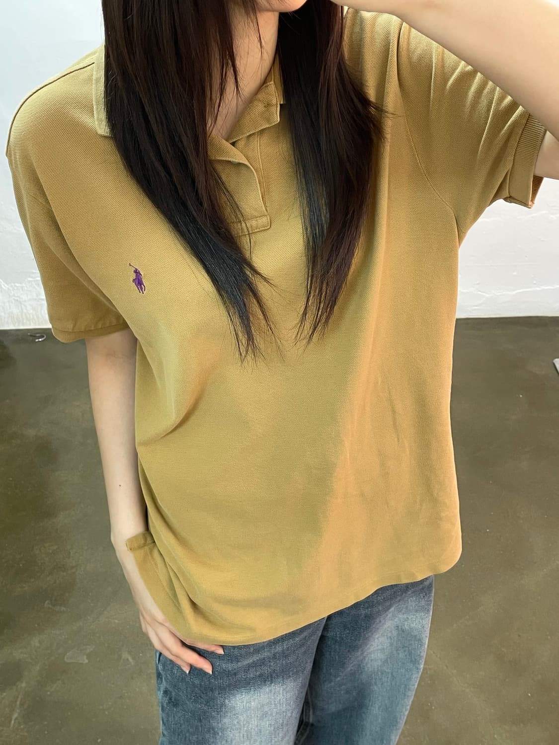 폴로 랄프로렌 카키 커스텀핏 L사이즈 상품이미지3