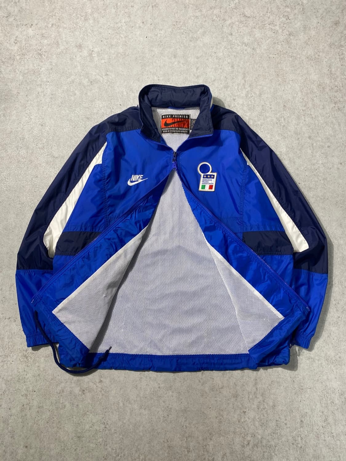 [L-XL] 90s Nike 나이키 프리미어 이탈리아팀 바람막이 상품이미지5