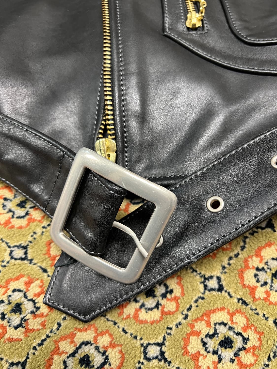 [XXL] VELUOKLDLY D포켓 더블 라이더자켓 상품이미지8