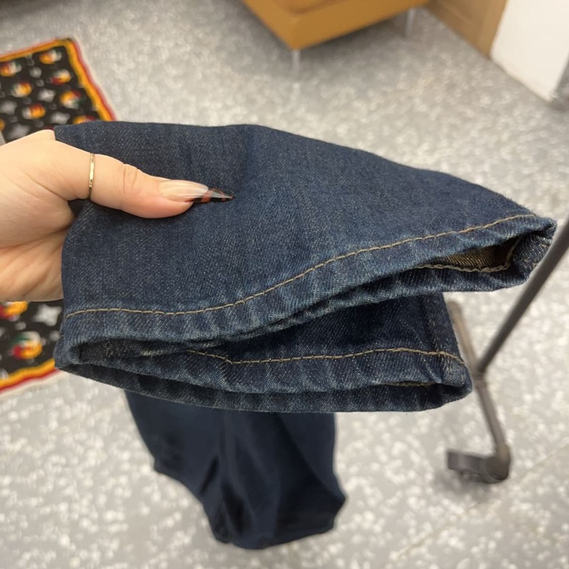 유니클로 C 모던시크 캐주얼 진청 데님팬츠 29인치 C08354 상품이미지6