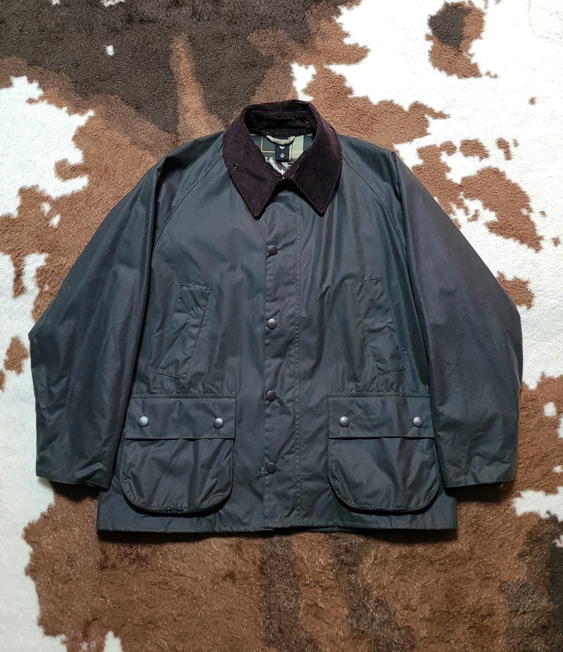 Barbour 남성 클래식 비데일 왁싱자켓(세이지 색상 /C40) 상품이미지1