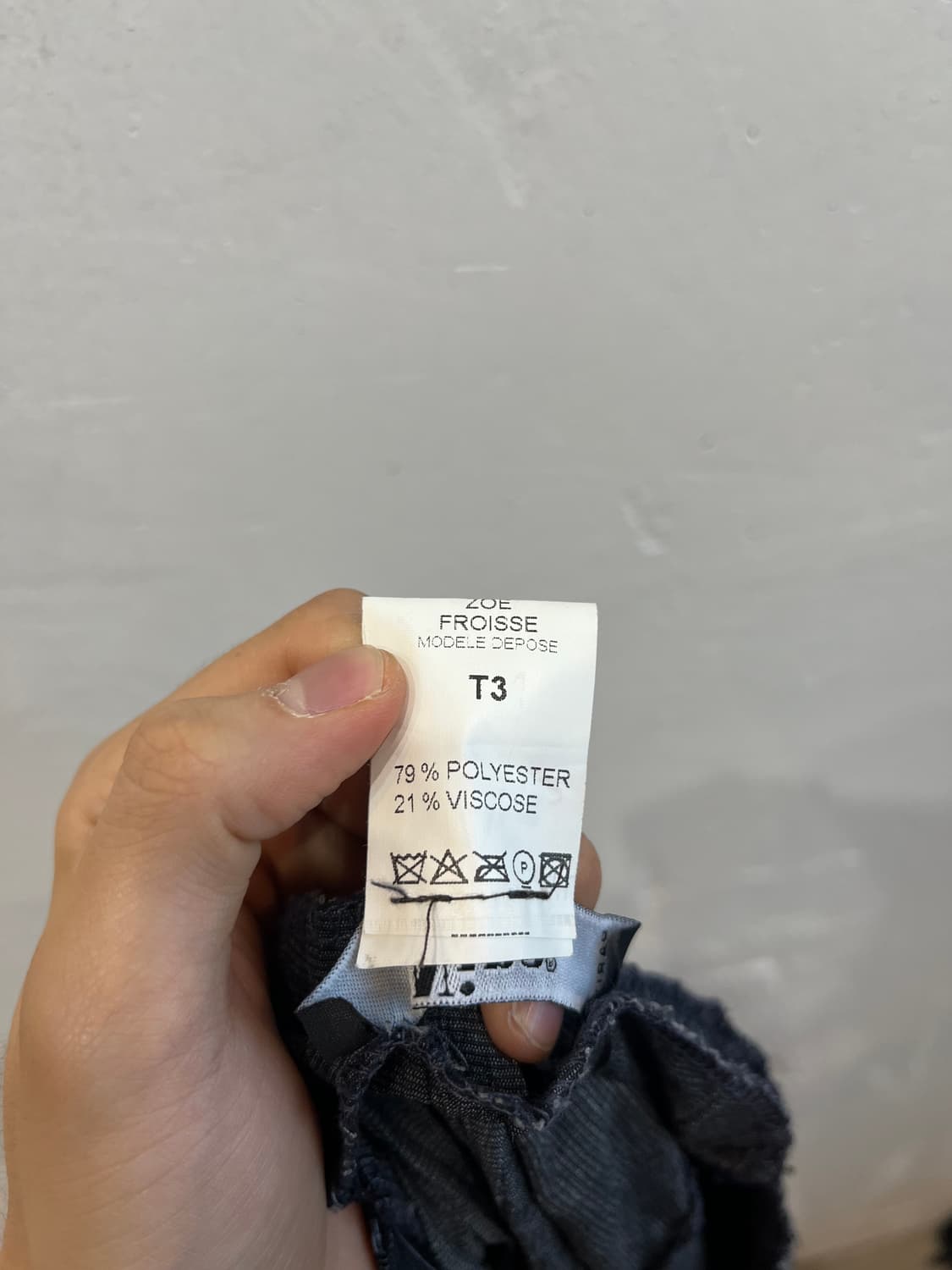 유럽빈티지 NINA 언발 플리츠 스커트 Made in FRANCE 상품이미지9