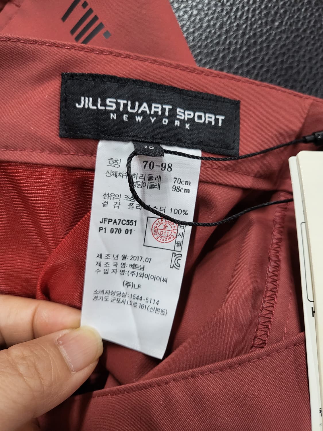 질스튜어트 스포츠 치노핏 팬츠(새상품) 상품이미지8