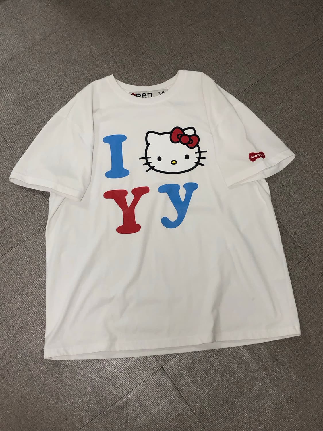 open yy x hello kitty  티셔츠 상품이미지1