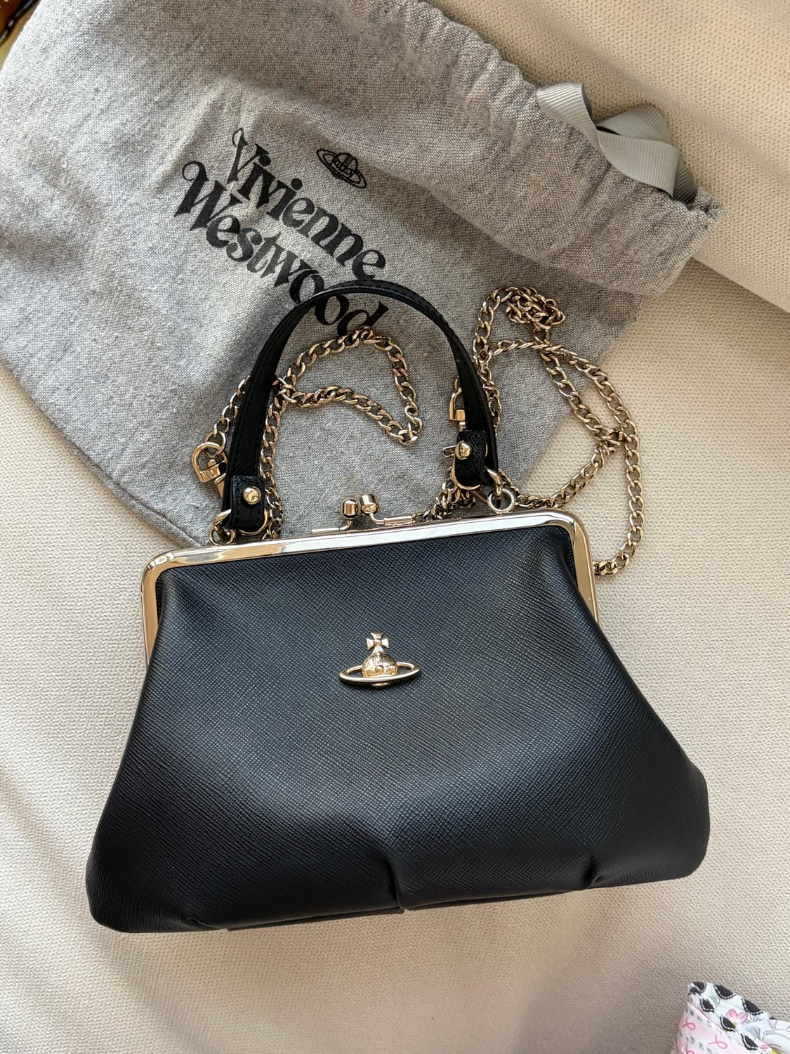 비비안웨스트우드 사피아노 복조리백  상품이미지2