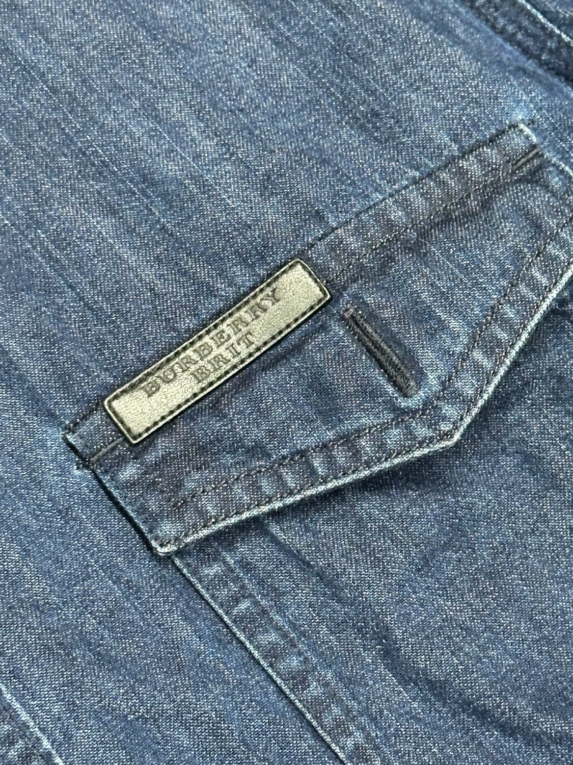 버버리 데님 청 셔츠 상품이미지3