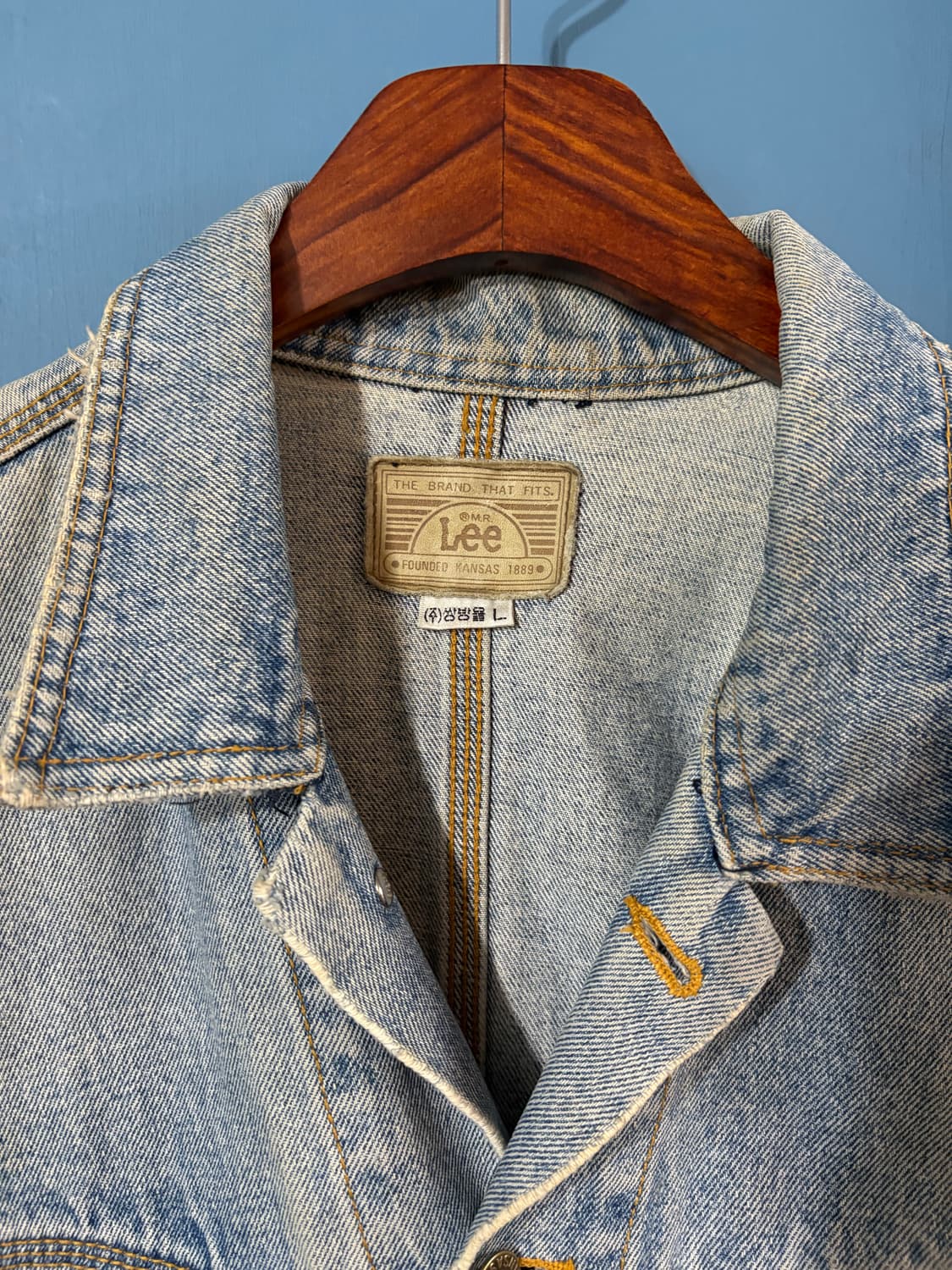 80‘s Vtg Lee denim jacket.  상품이미지2