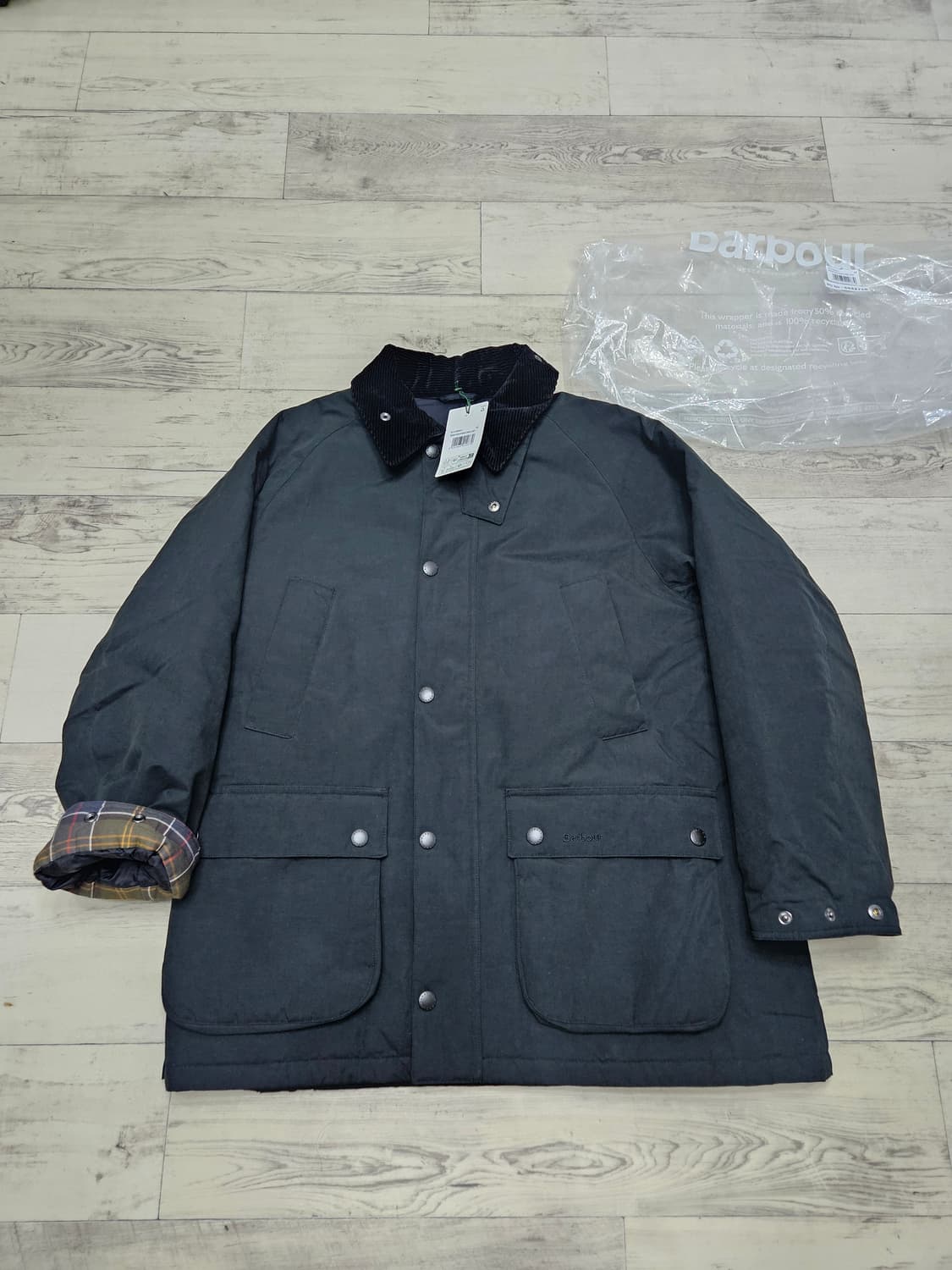 (xl 42)바버 비데일 패디드 캐주얼 자켓 패딩자켓 [새상품] 상품이미지3