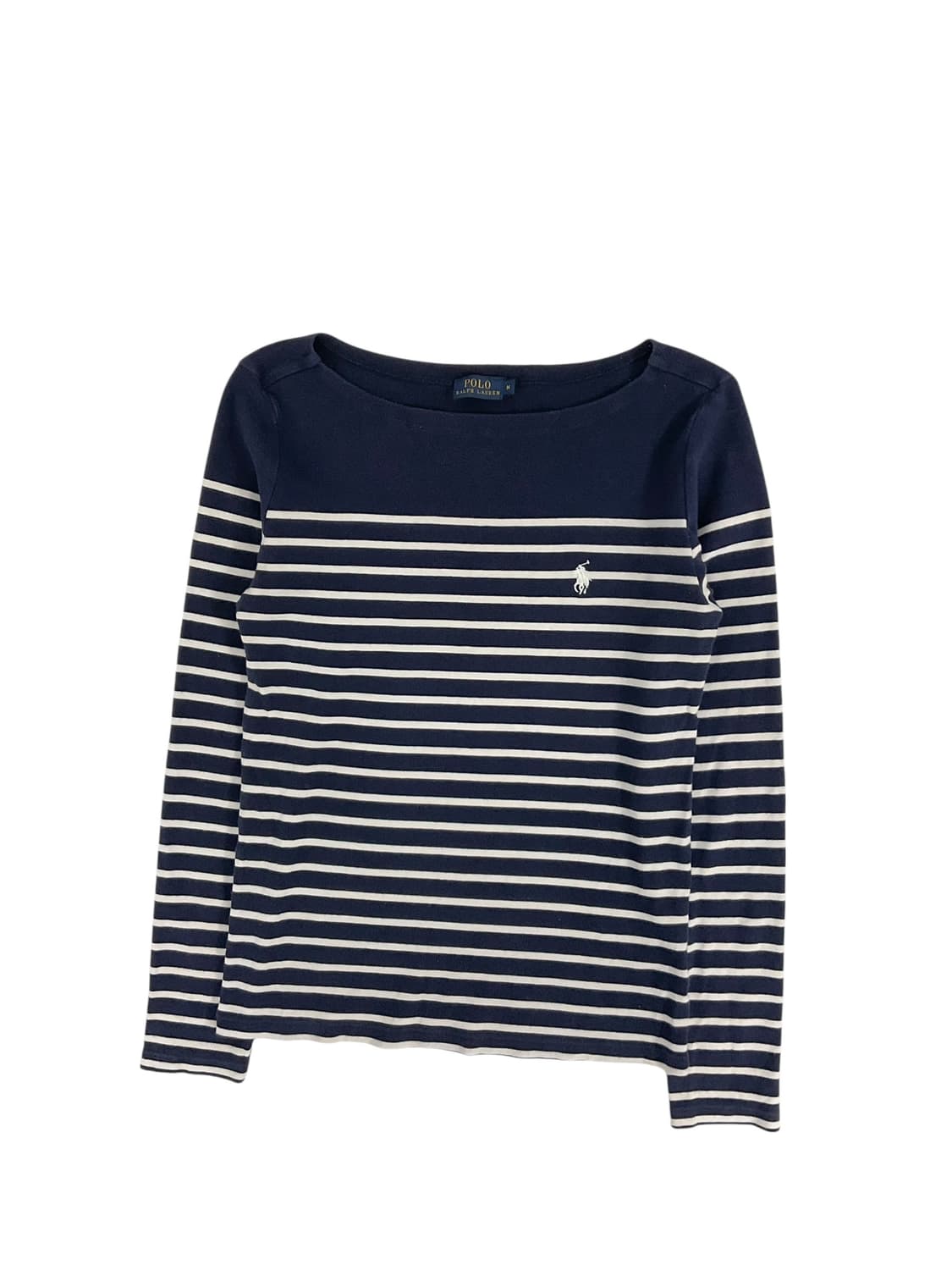 폴로 스트라이프 긴팔티 (woman m) 상품이미지1