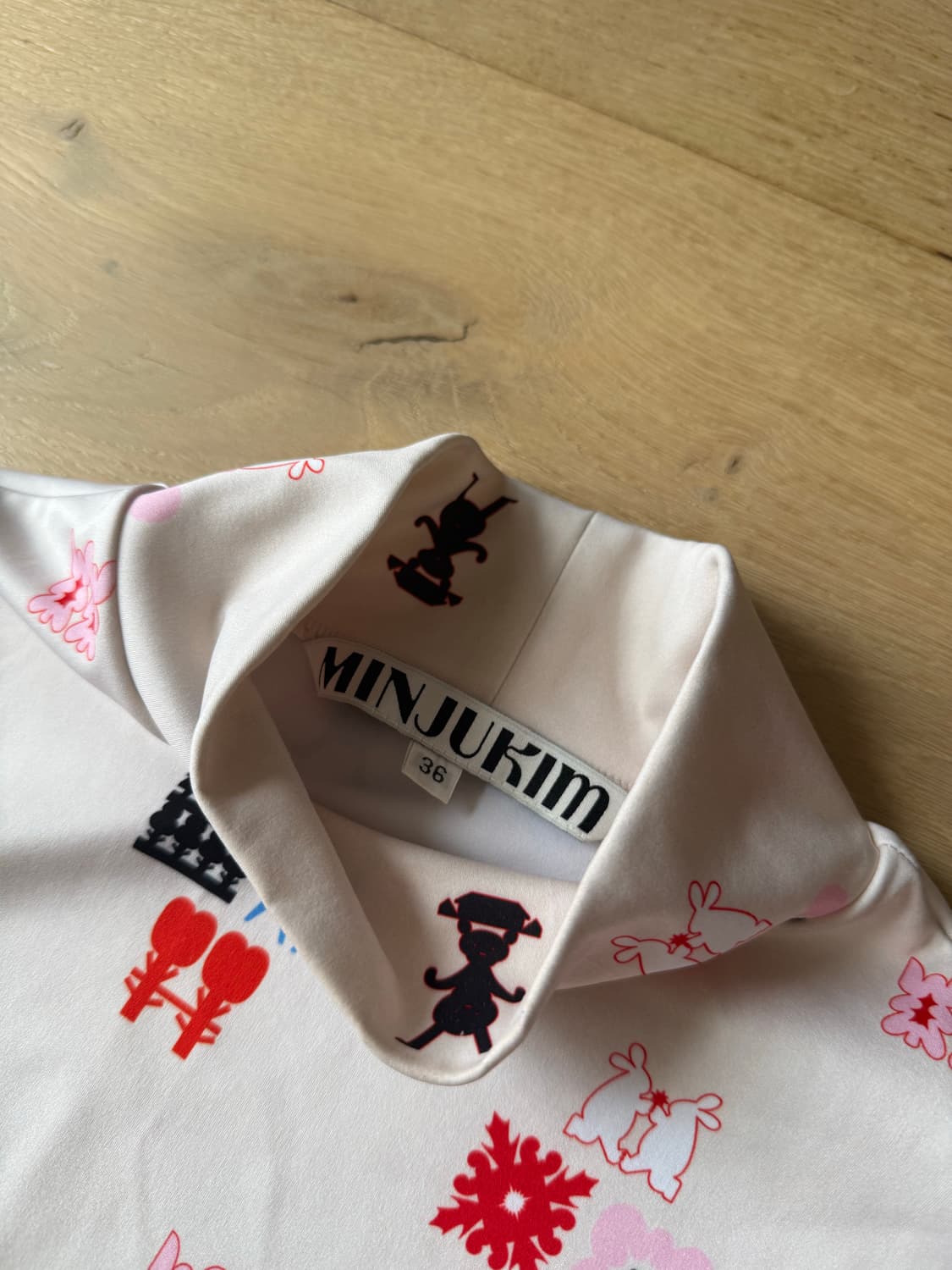 MINJUJIM 민주킴 저지 터틀넥 탑 상품이미지2