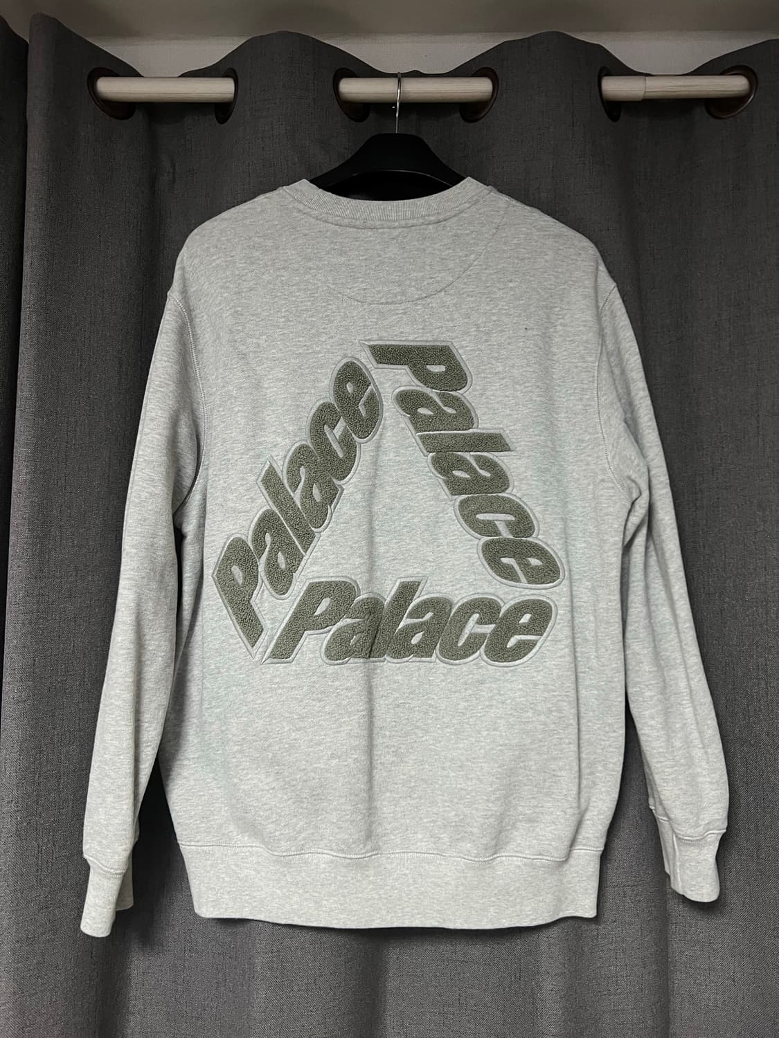 [M]팔라스 P-3 셔닐 크루넥 그레이 말 - 21SS 상품이미지4