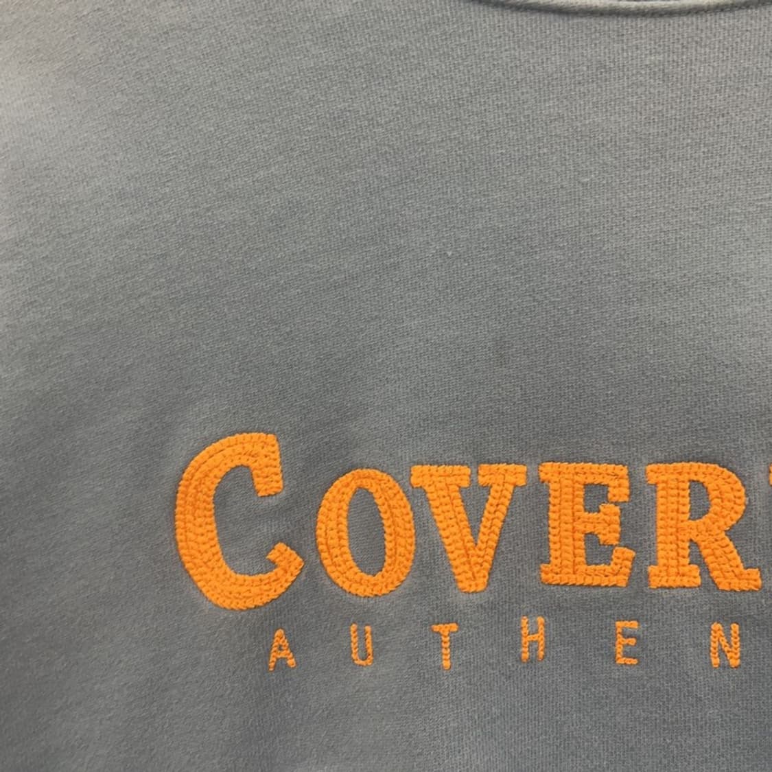 커버낫 올드스쿨 레트로 어센틱 로고 오렌지블루 맨투맨 L C06822 상품이미지8