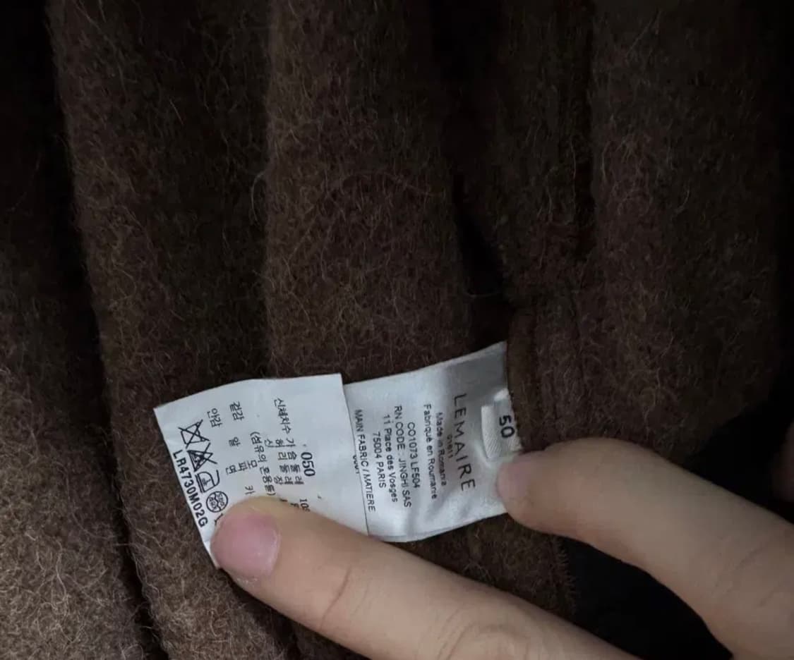 르메르 알파카 오버사이즈 더플코트50 상품이미지4