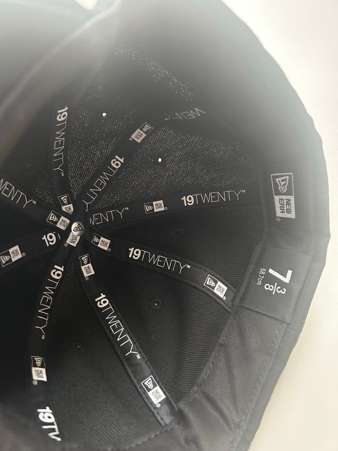 뉴에라 19TWENTY 블랙 볼캡 7 3/8 상품이미지3