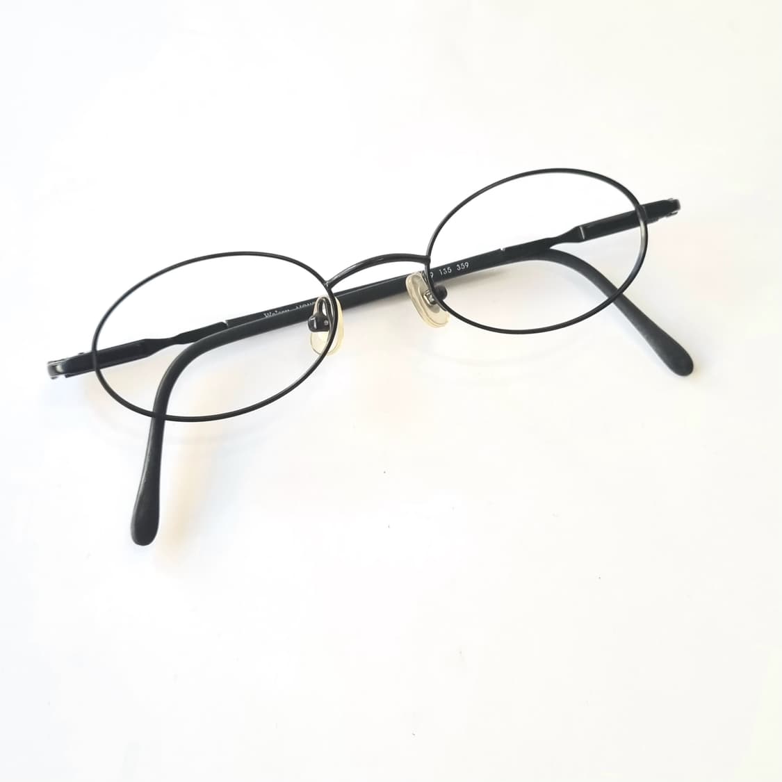 데드스탁  레트로안구  블랙 오벌 안경테 384 상품이미지1