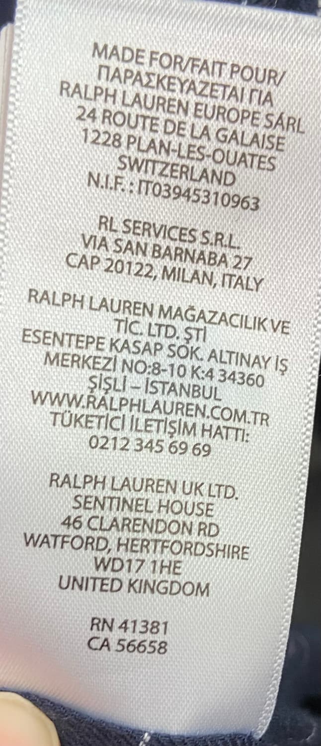 폴로 랄프로렌 바이스윙 재킷 리파인드 네이비 170/92A(S사이즈) 상품이미지10