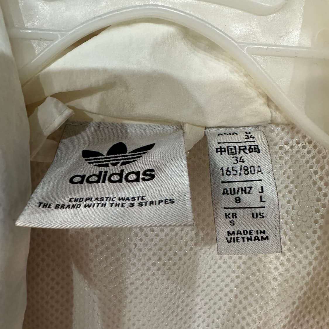 아디다스 윈드브레이커 자켓 여성S 상품이미지4